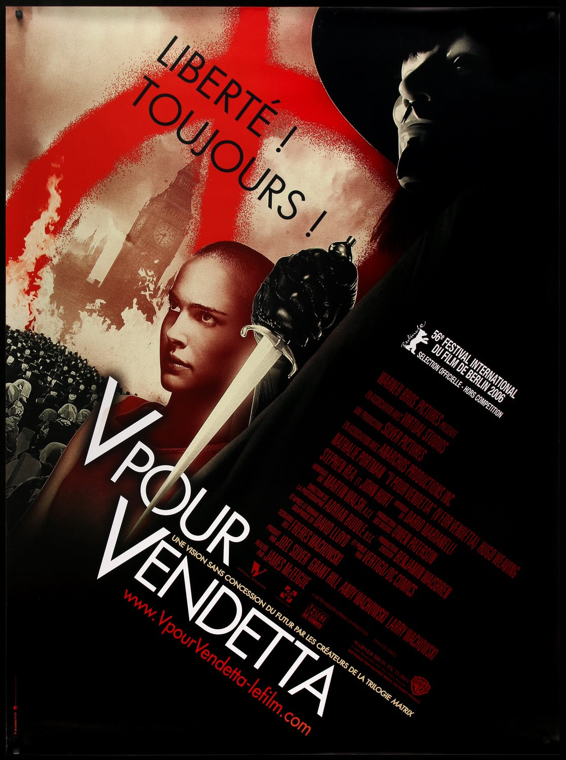 V For Vendetta (2006) original movie poster for sale at Originalfilmart