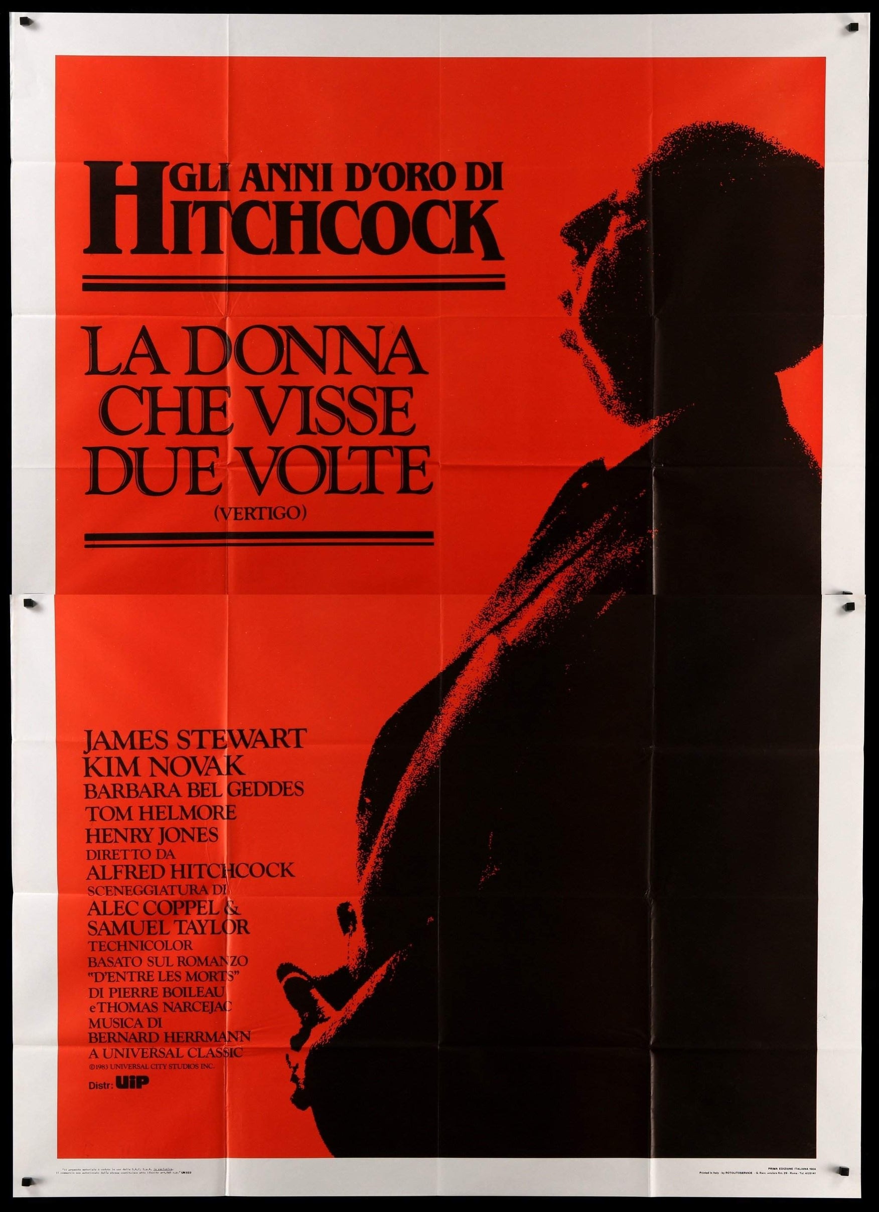 Vertigo (1958) original movie poster for sale at Originalfilmart