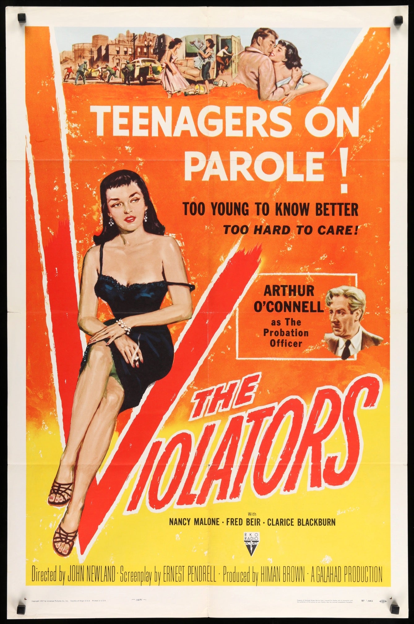 Violators (1957) original movie poster for sale at Originalfilmart