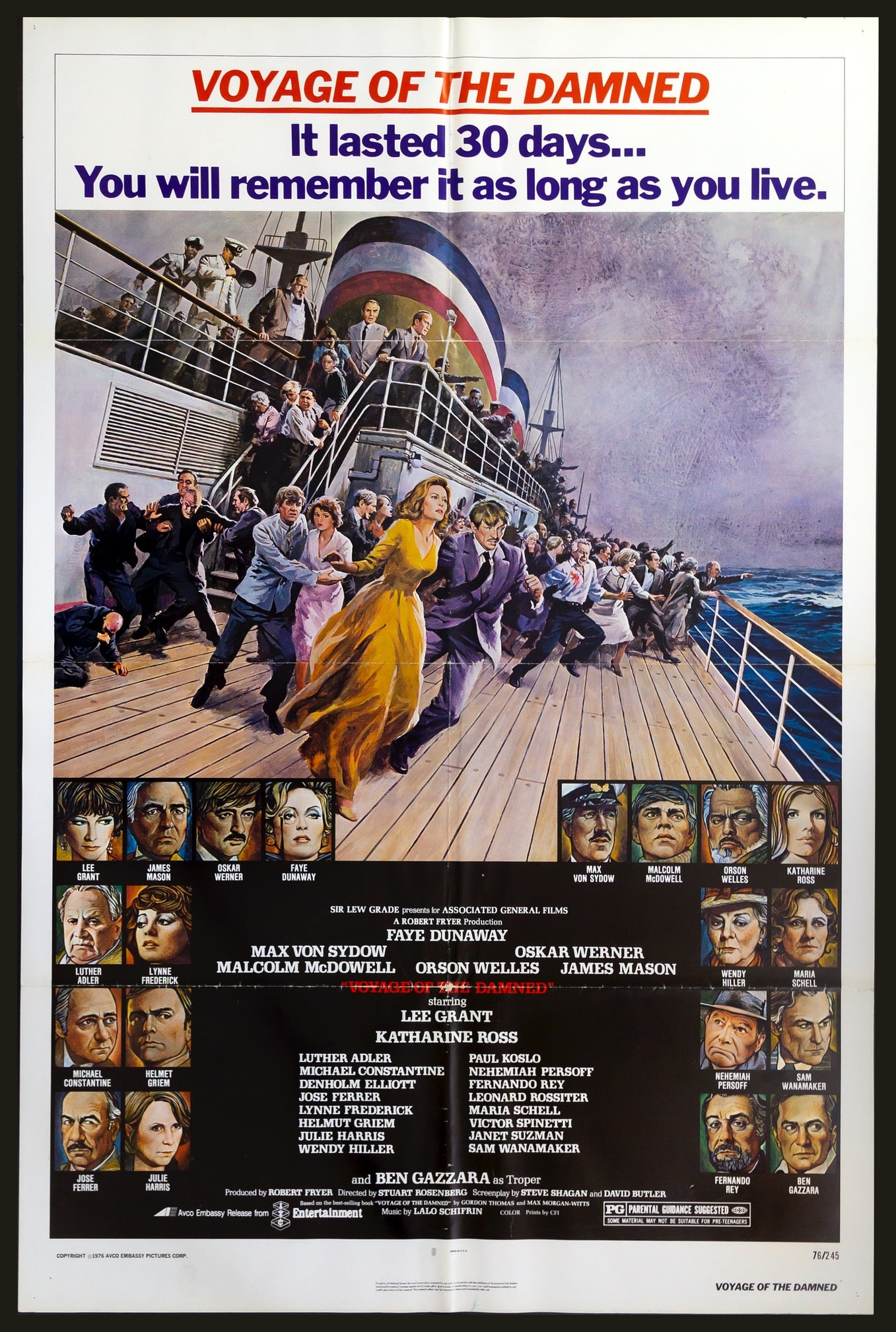 Voyage of the Damned (1976) original movie poster for sale at Originalfilmart