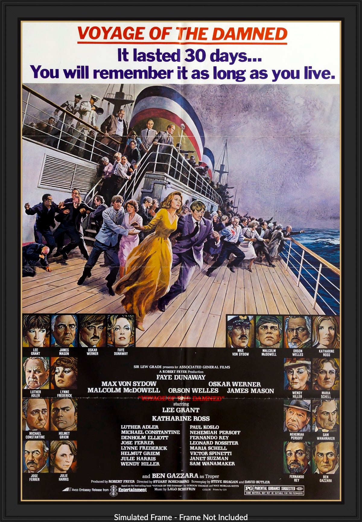 Voyage of the Damned (1976) original movie poster for sale at Originalfilmart