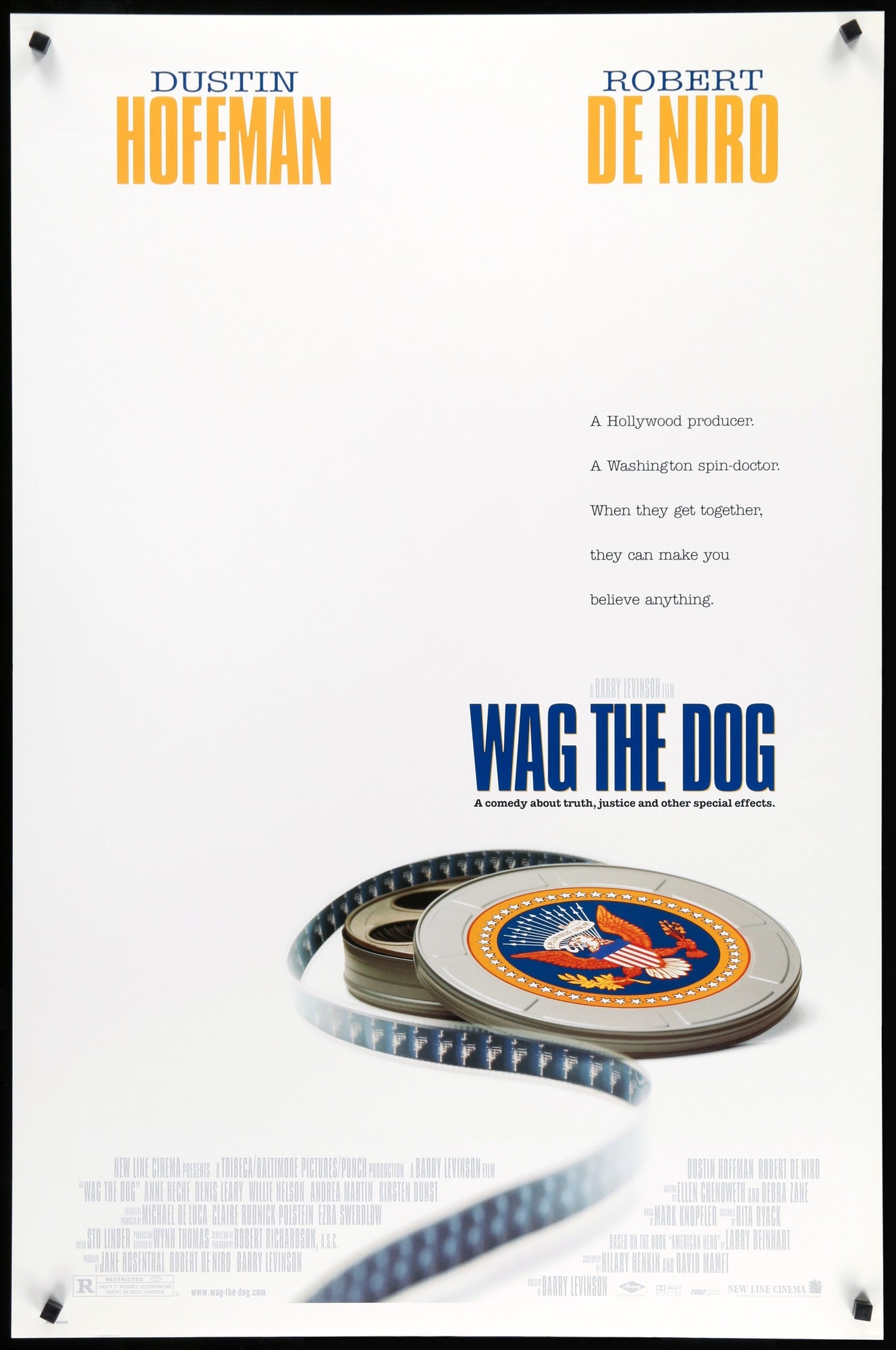 Wag the Dog (1997) original movie poster for sale at Originalfilmart