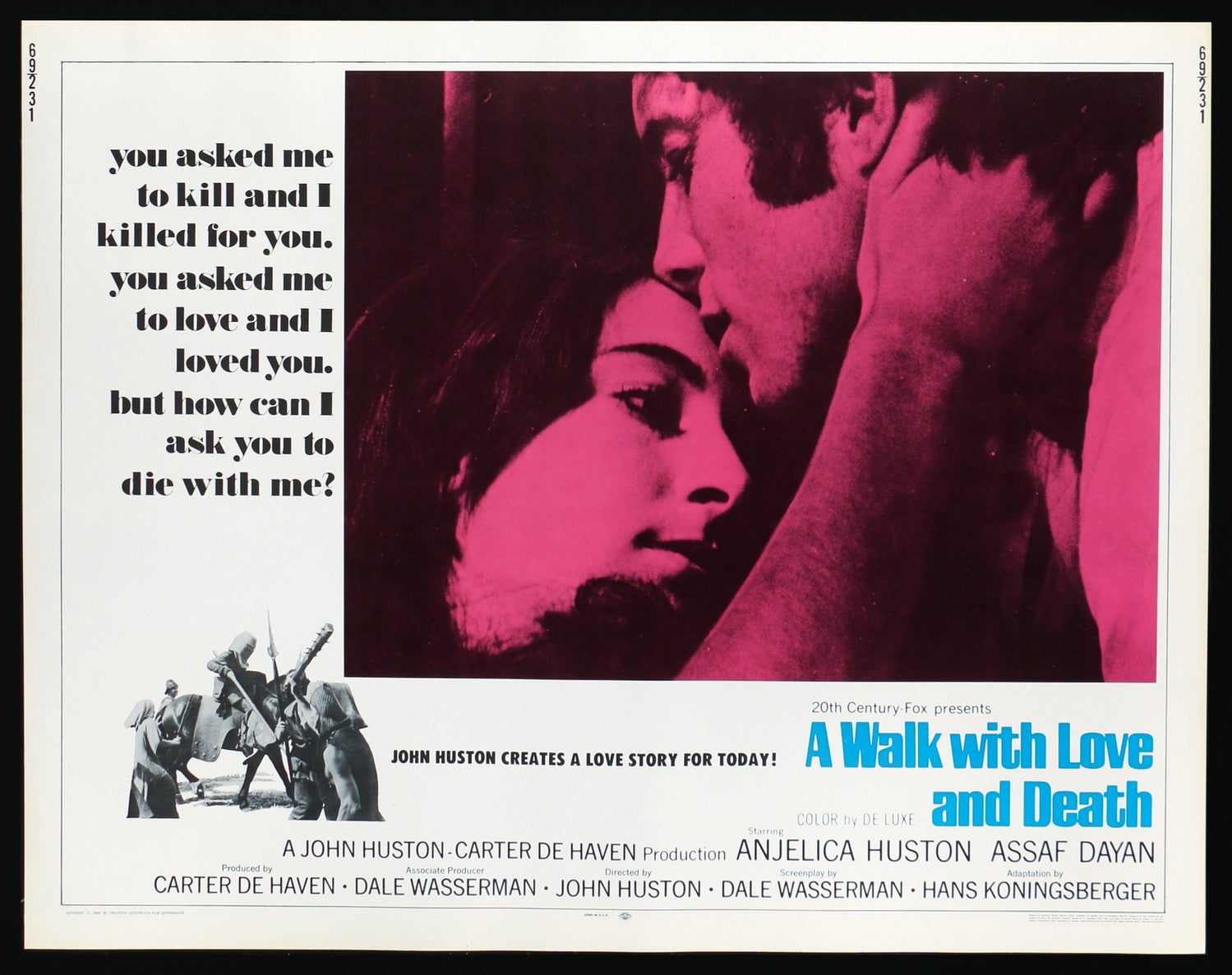 Walk With Love and Death (1969) original movie poster for sale at Originalfilmart