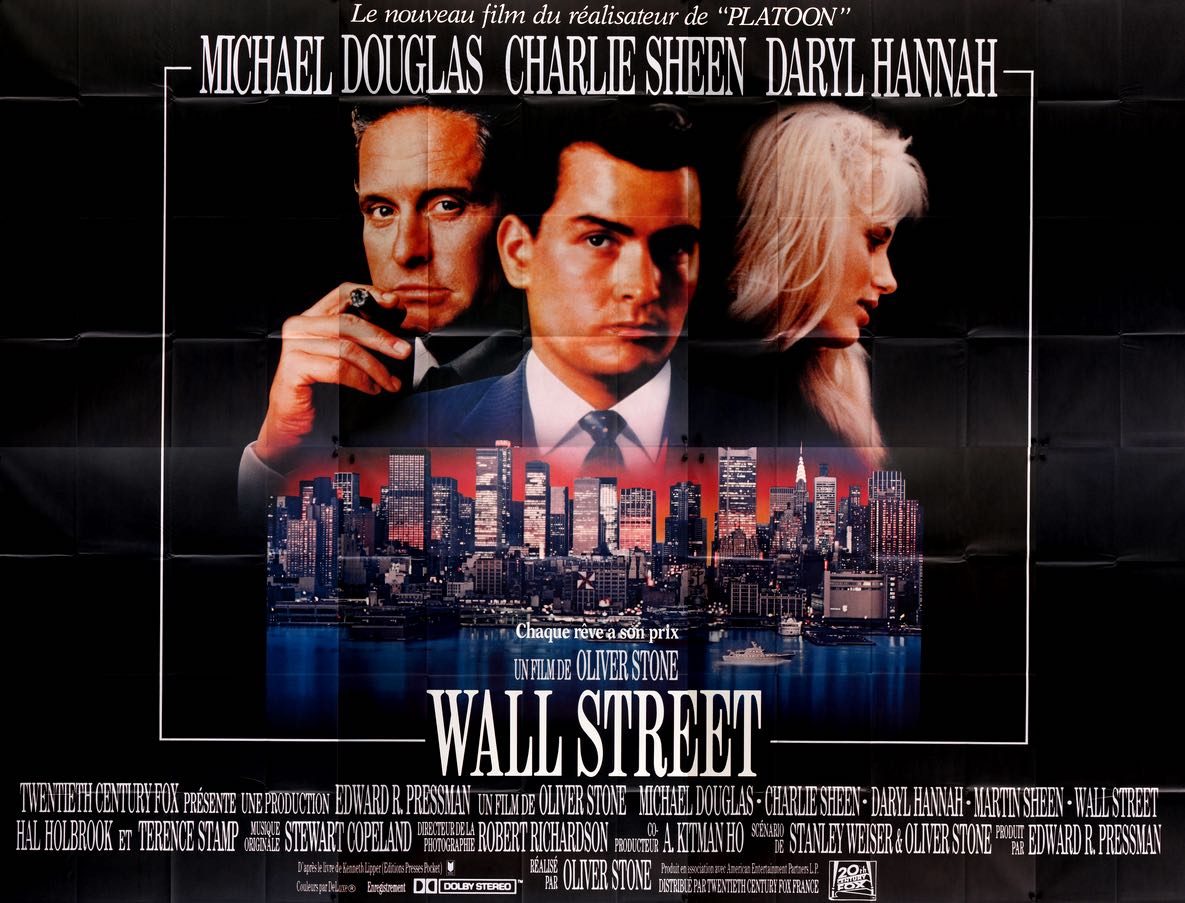 Wall Street (1987) original movie poster for sale at Originalfilmart