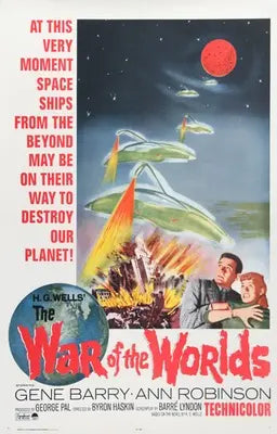 War of the Worlds (1953) original movie poster for sale at Originalfilmart