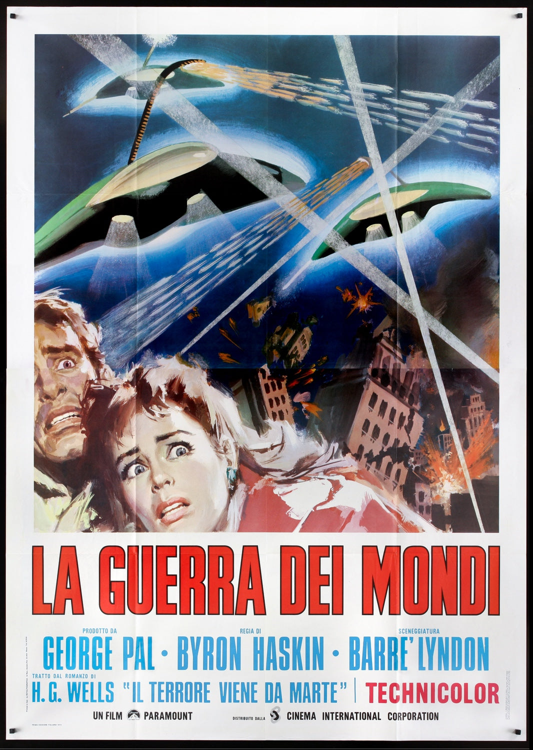 War of the Worlds (1953) original movie poster for sale at Originalfilmart