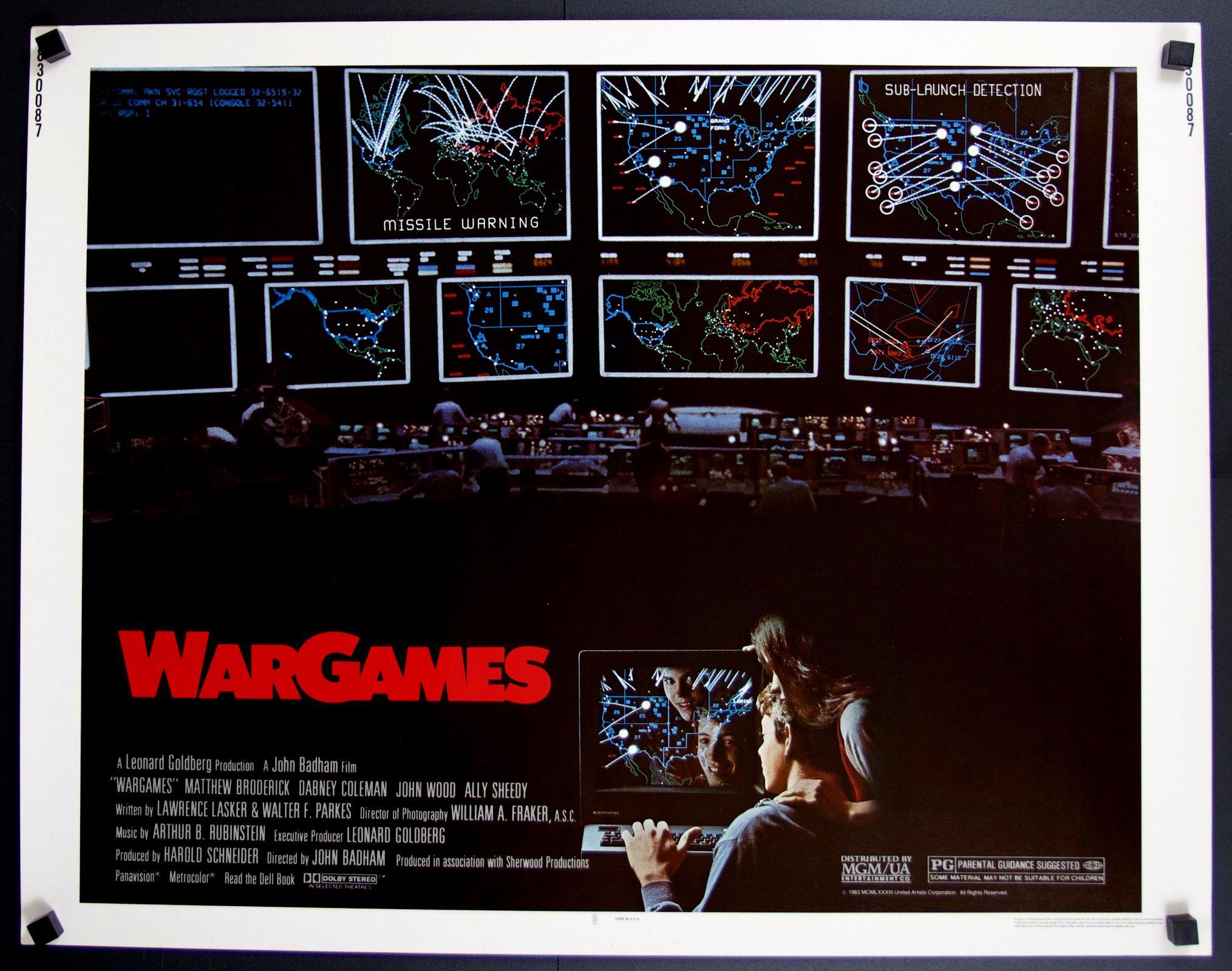 WarGames (1983) original movie poster for sale at Originalfilmart