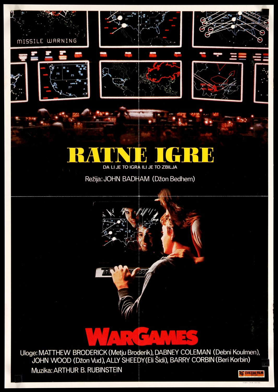 WarGames (1983) original movie poster for sale at Originalfilmart