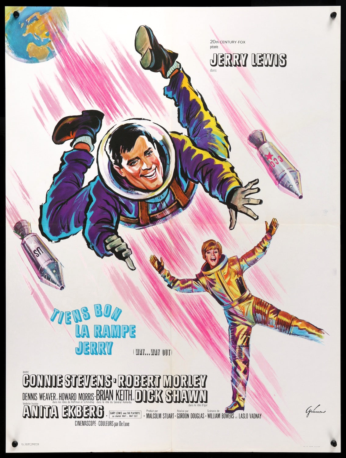 Way Way Out (1966) original movie poster for sale at Originalfilmart
