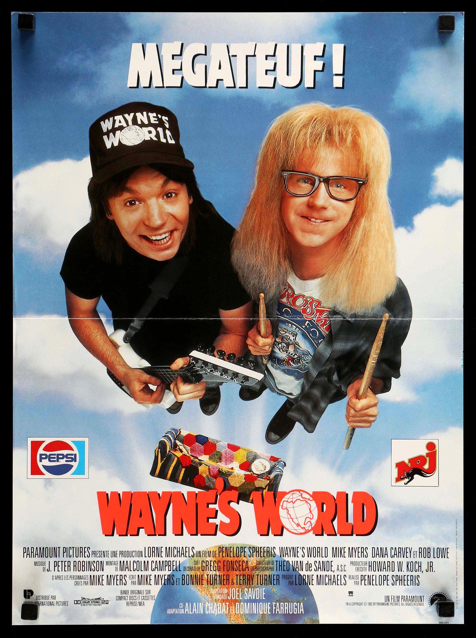 Wayne's World (1992) original movie poster for sale at Originalfilmart
