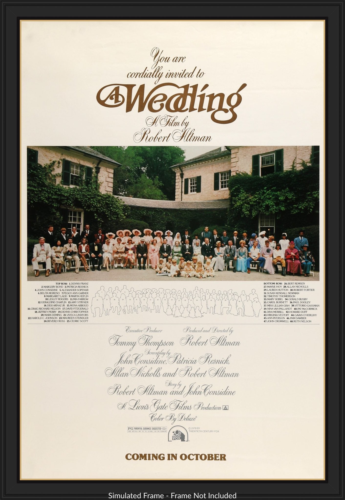 Wedding (1978) original movie poster for sale at Originalfilmart