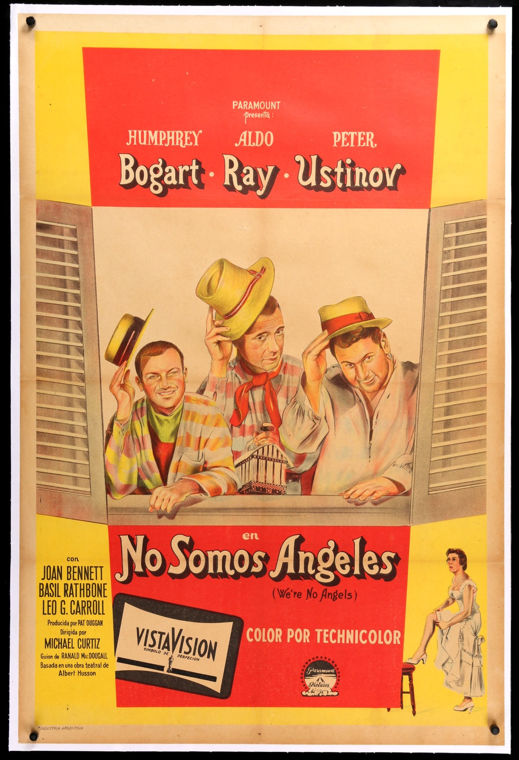 We're No Angels (1955) original movie poster for sale at Originalfilmart