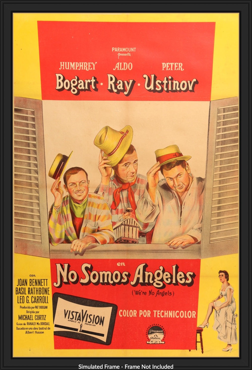 We're No Angels (1955) original movie poster for sale at Originalfilmart