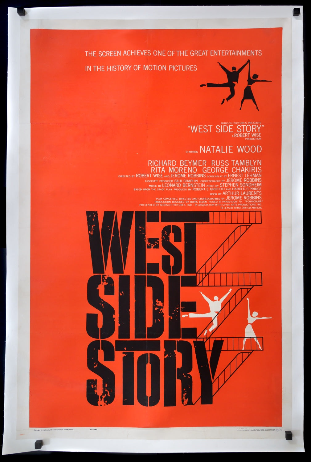 West Side Story (1961) original movie poster for sale at Originalfilmart