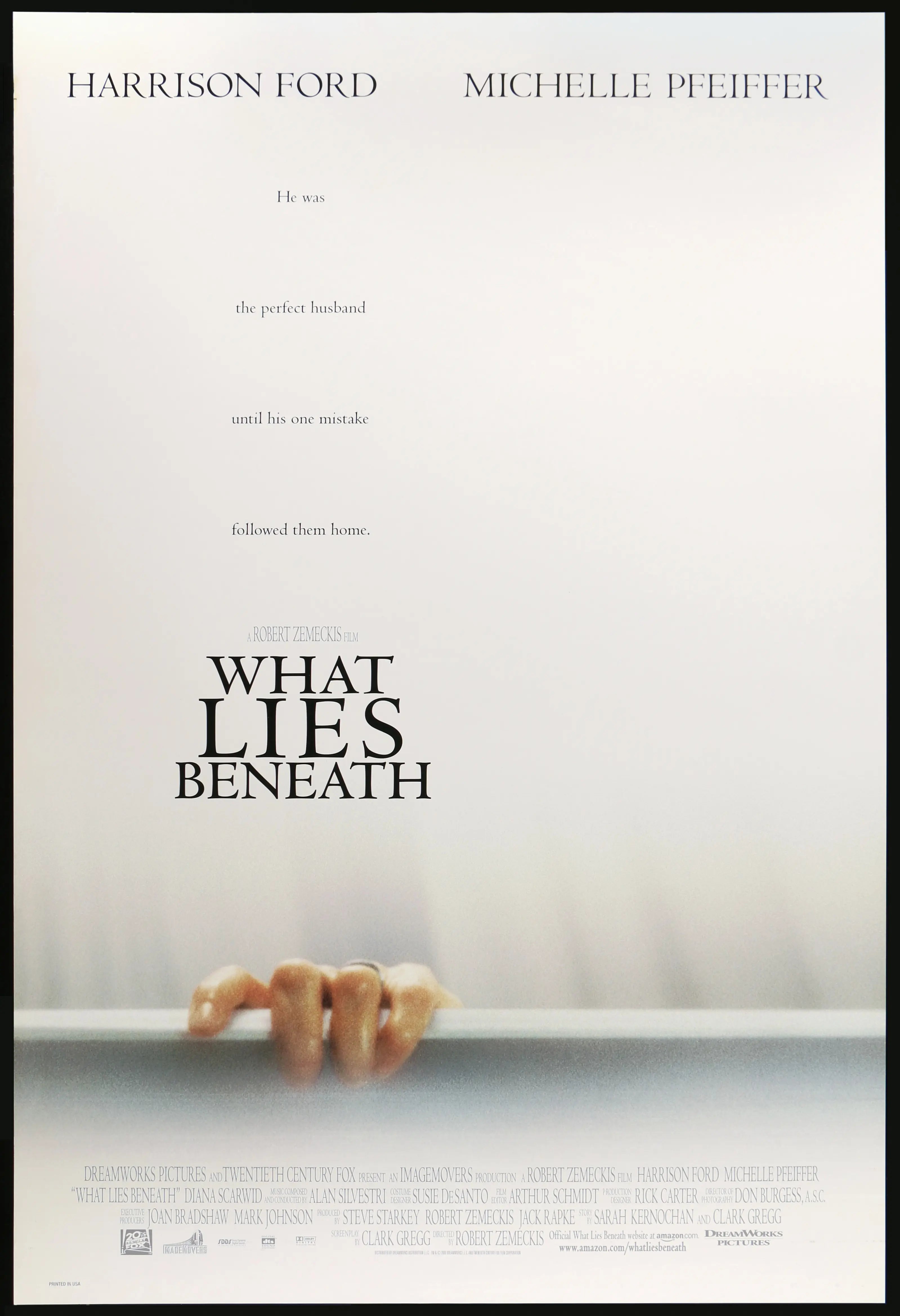 What Lies Beneath (2000) original movie poster for sale at Originalfilmart