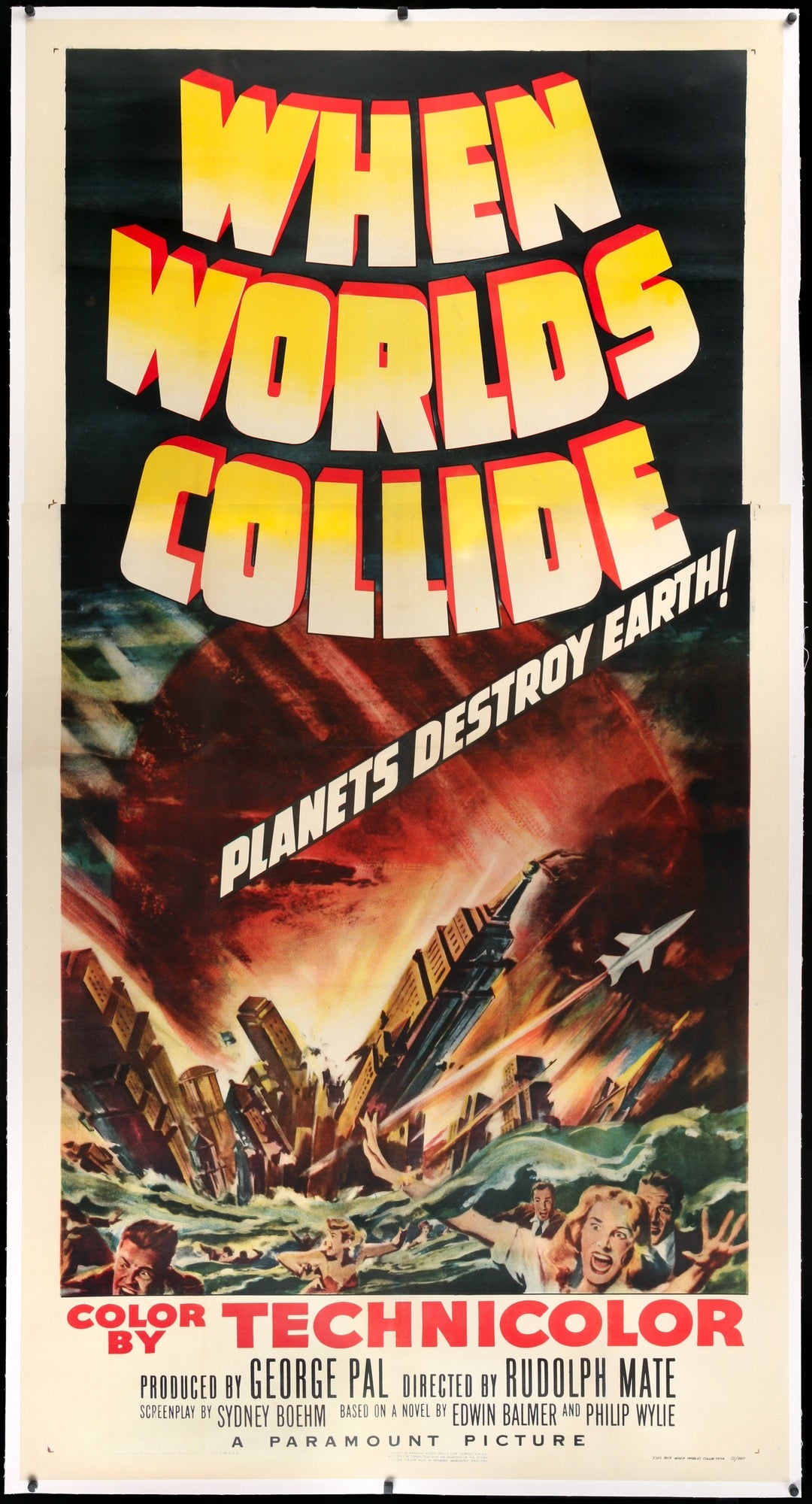 When Worlds Collide (1951) original movie poster for sale at Originalfilmart