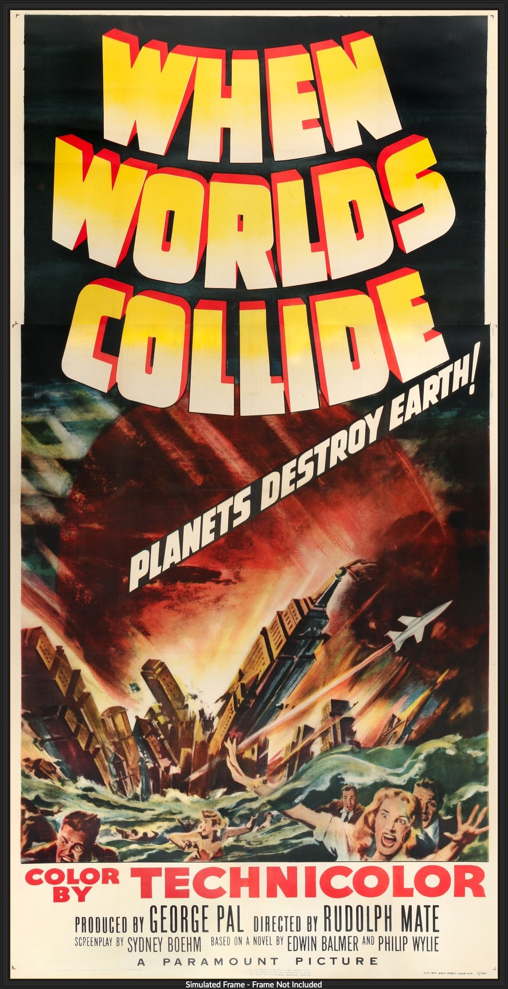 When Worlds Collide (1951) original movie poster for sale at Originalfilmart