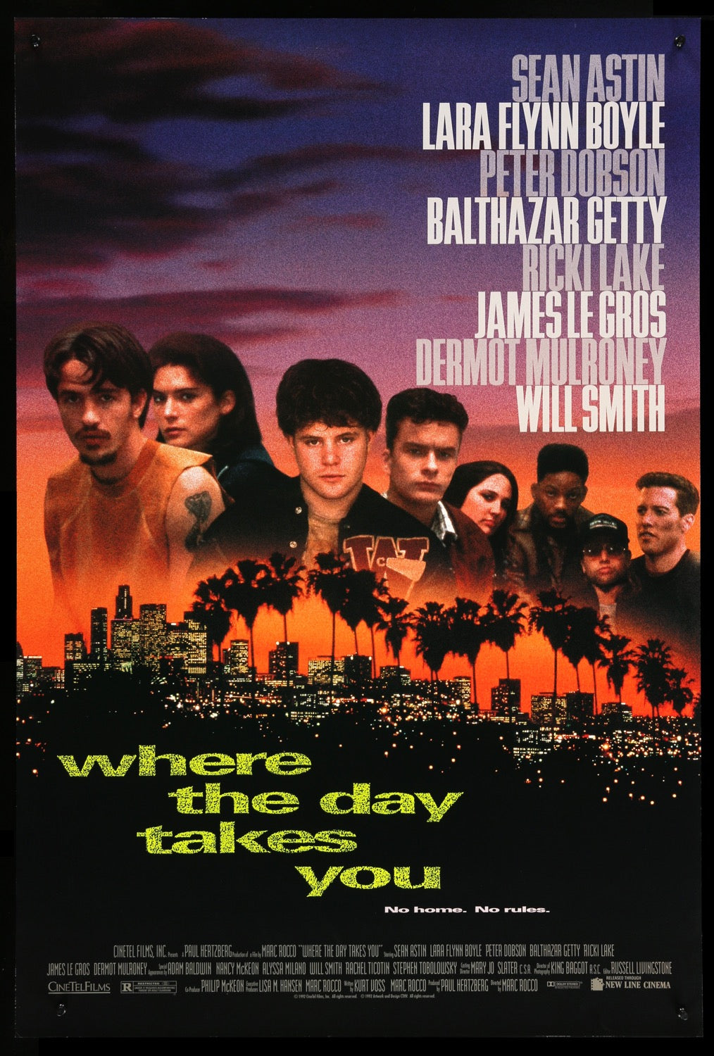 Where the Day Takes You (1992) original movie poster for sale at Originalfilmart