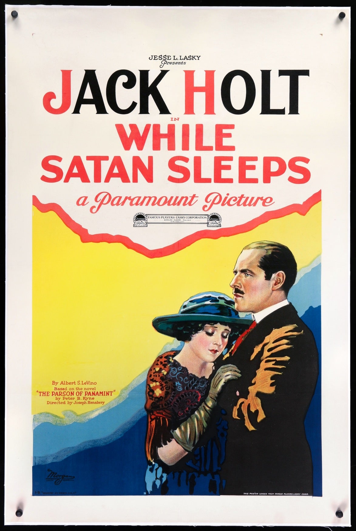 While Satan Sleeps (1922) original movie poster for sale at Originalfilmart