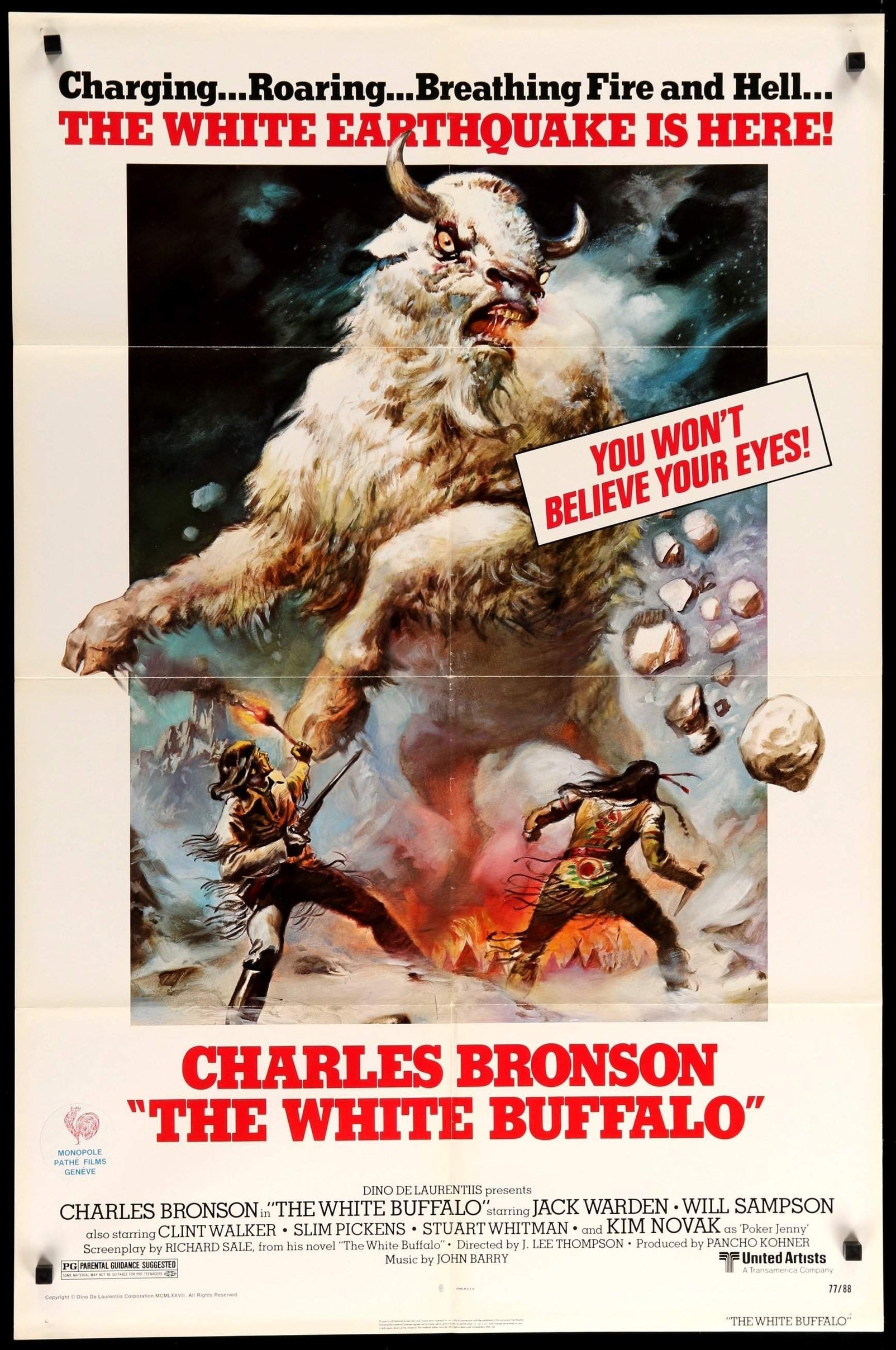 White Buffalo (1977) original movie poster for sale at Originalfilmart