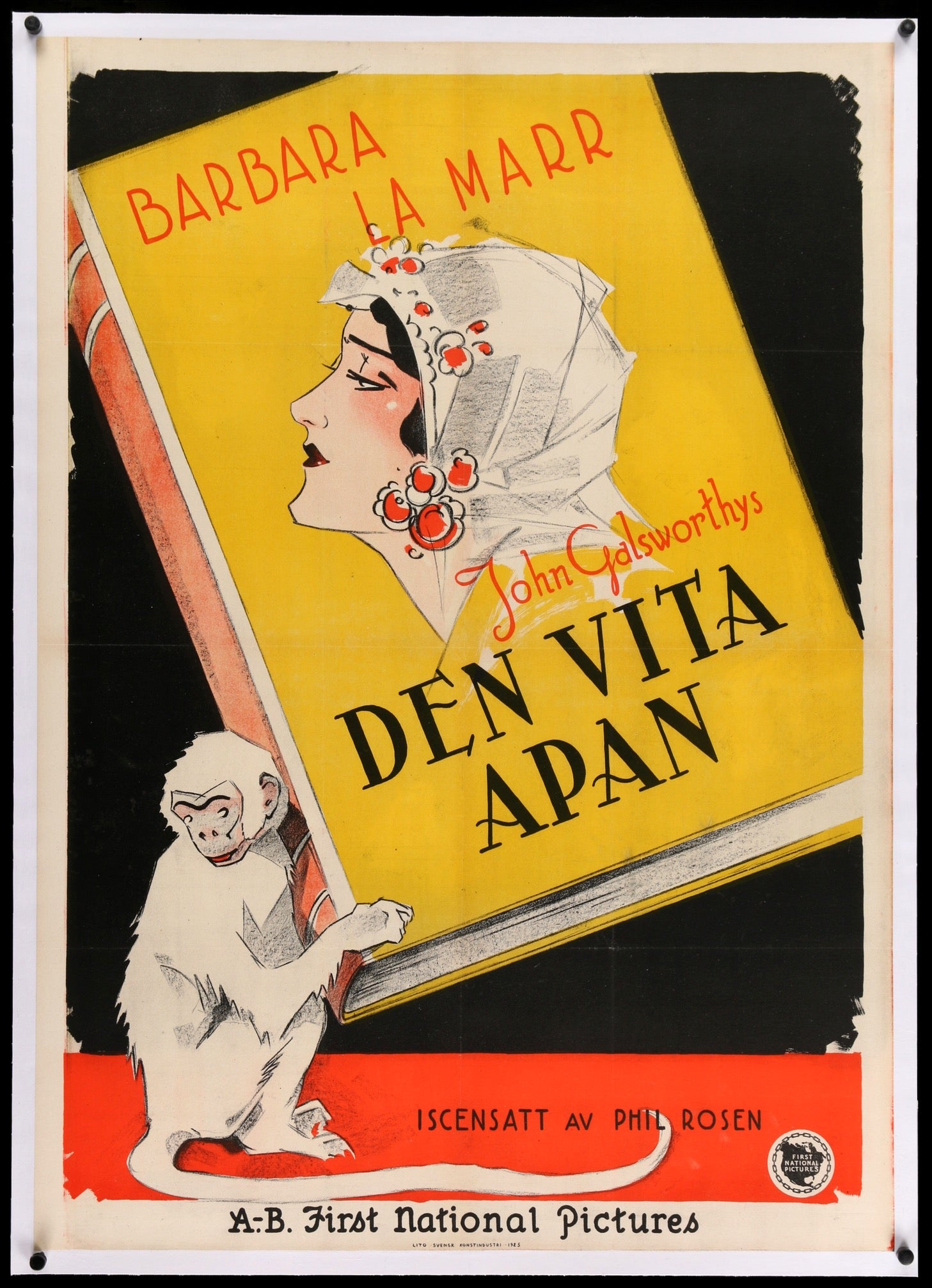 White Monkey (1925) original movie poster for sale at Originalfilmart