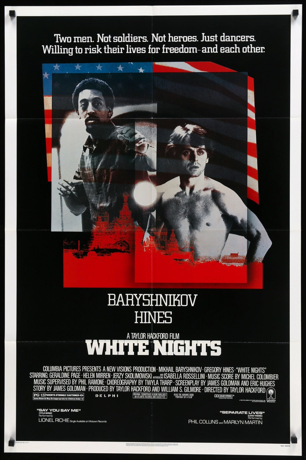 White Nights (1985) original movie poster for sale at Originalfilmart