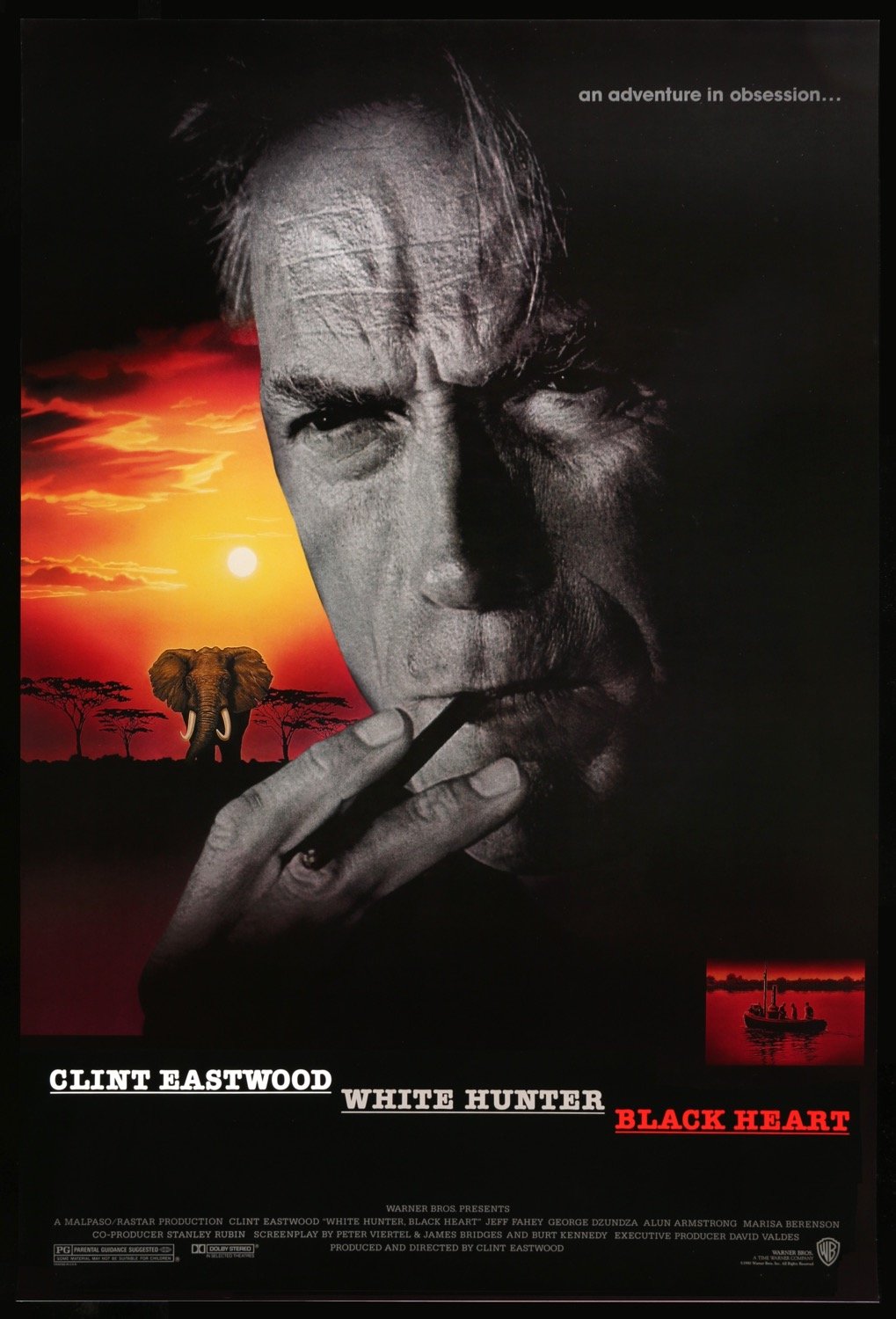 White Hunter, Black Heart (1990) original movie poster for sale at Originalfilmart