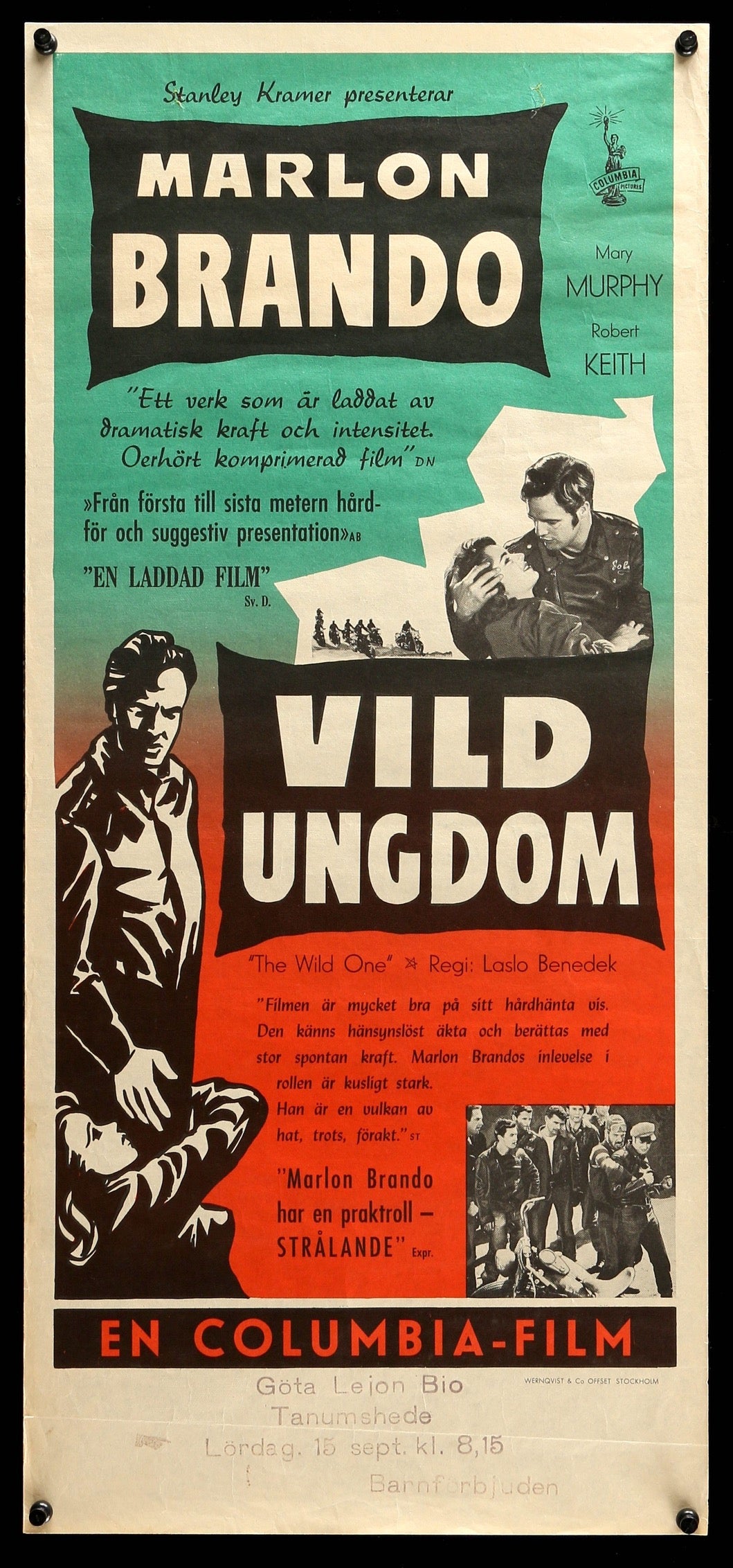 Wild One (1953) original movie poster for sale at Originalfilmart