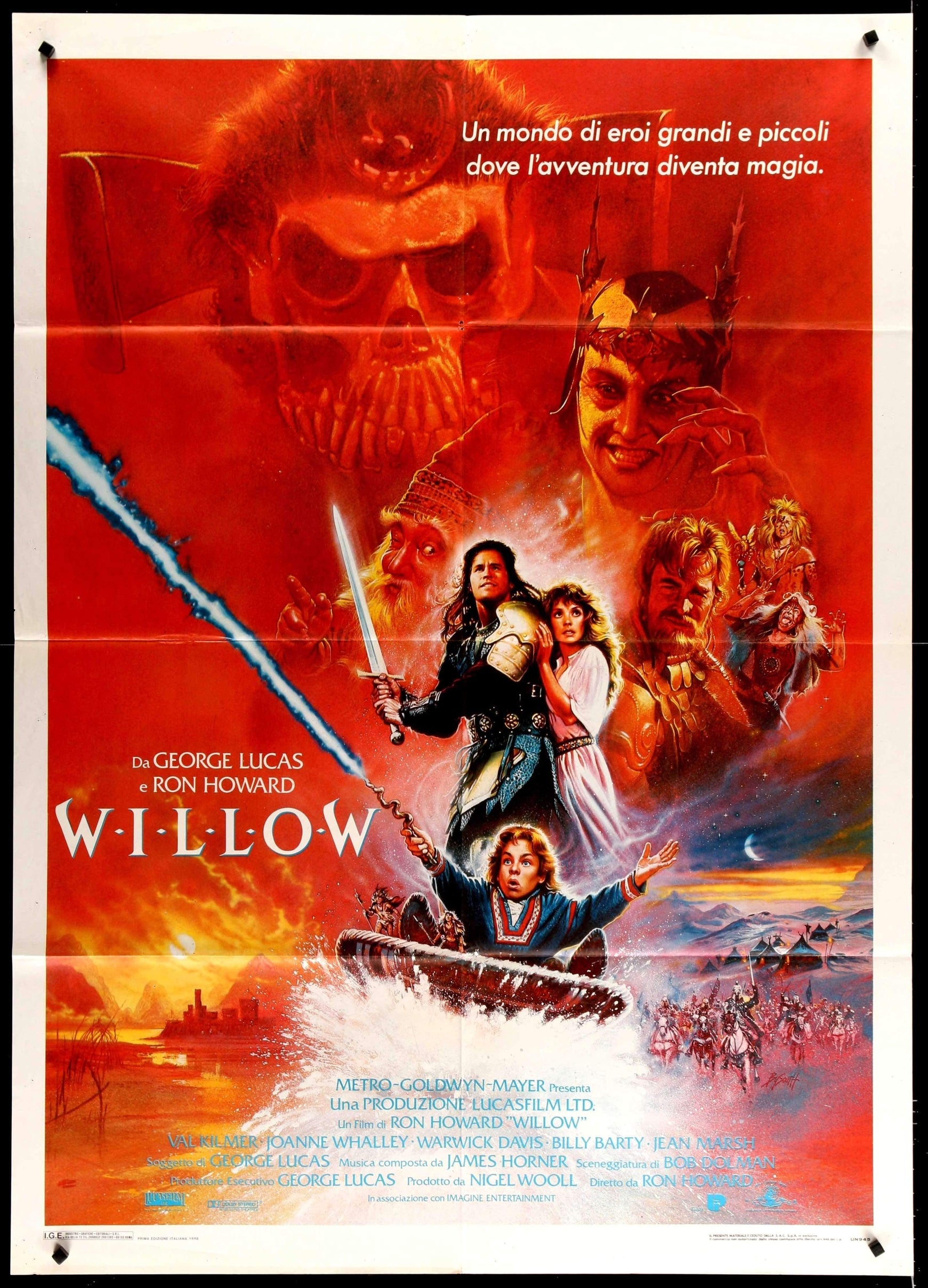 Willow (1988) original movie poster for sale at Originalfilmart