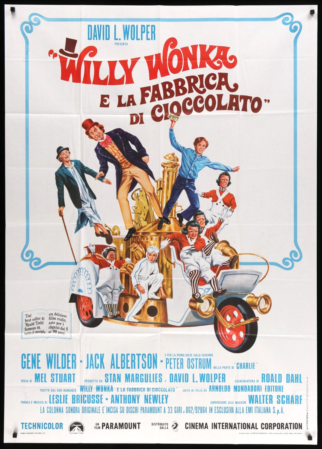 Willy Wonka and the Chocolate Factory (1971) original movie poster for sale at Originalfilmart