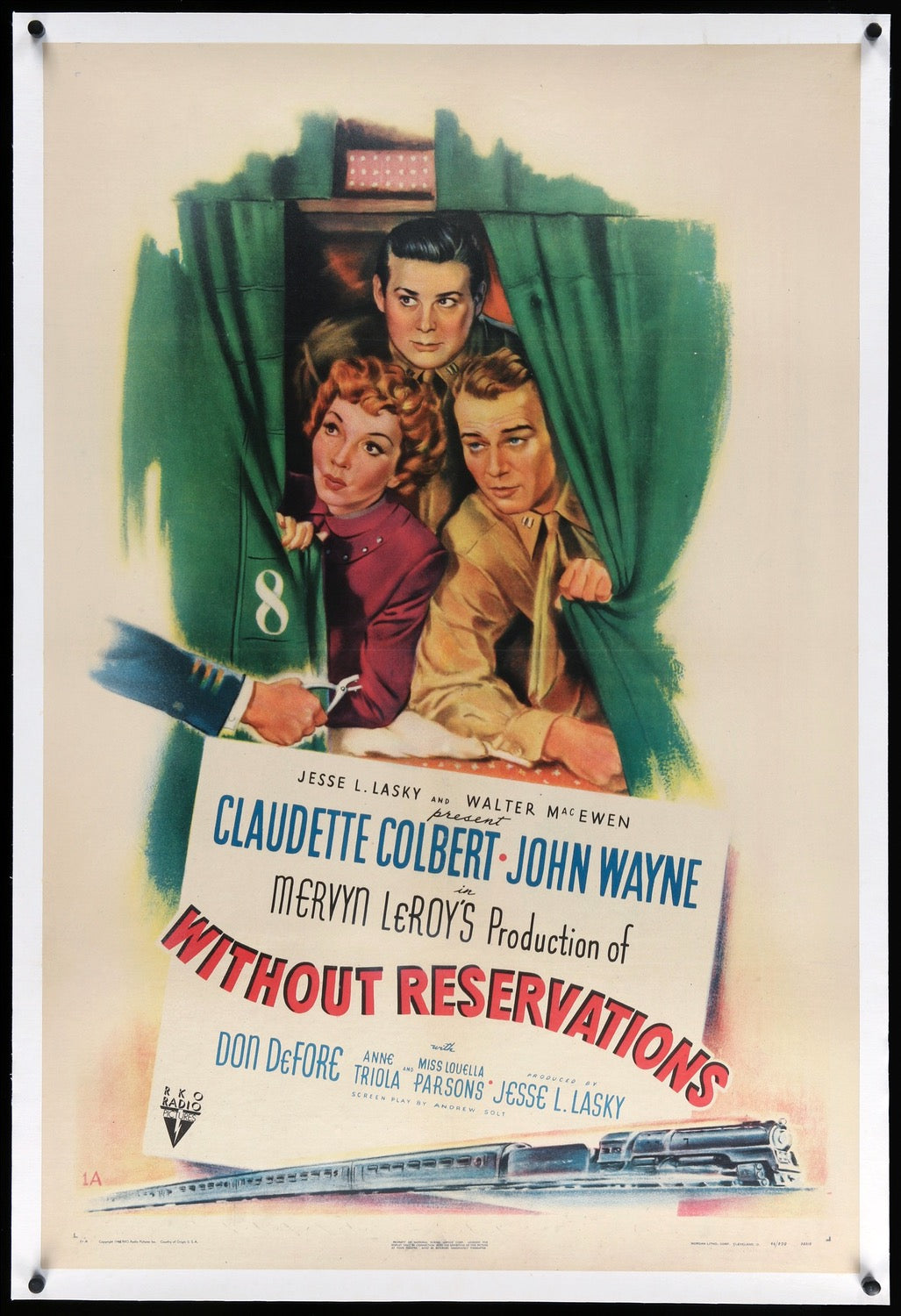 Without Reservations (1946) original movie poster for sale at Originalfilmart