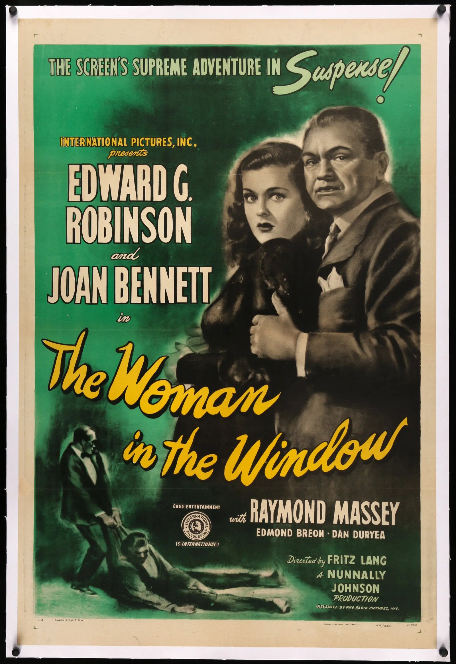 Woman in the Window (1944) original movie poster for sale at Originalfilmart
