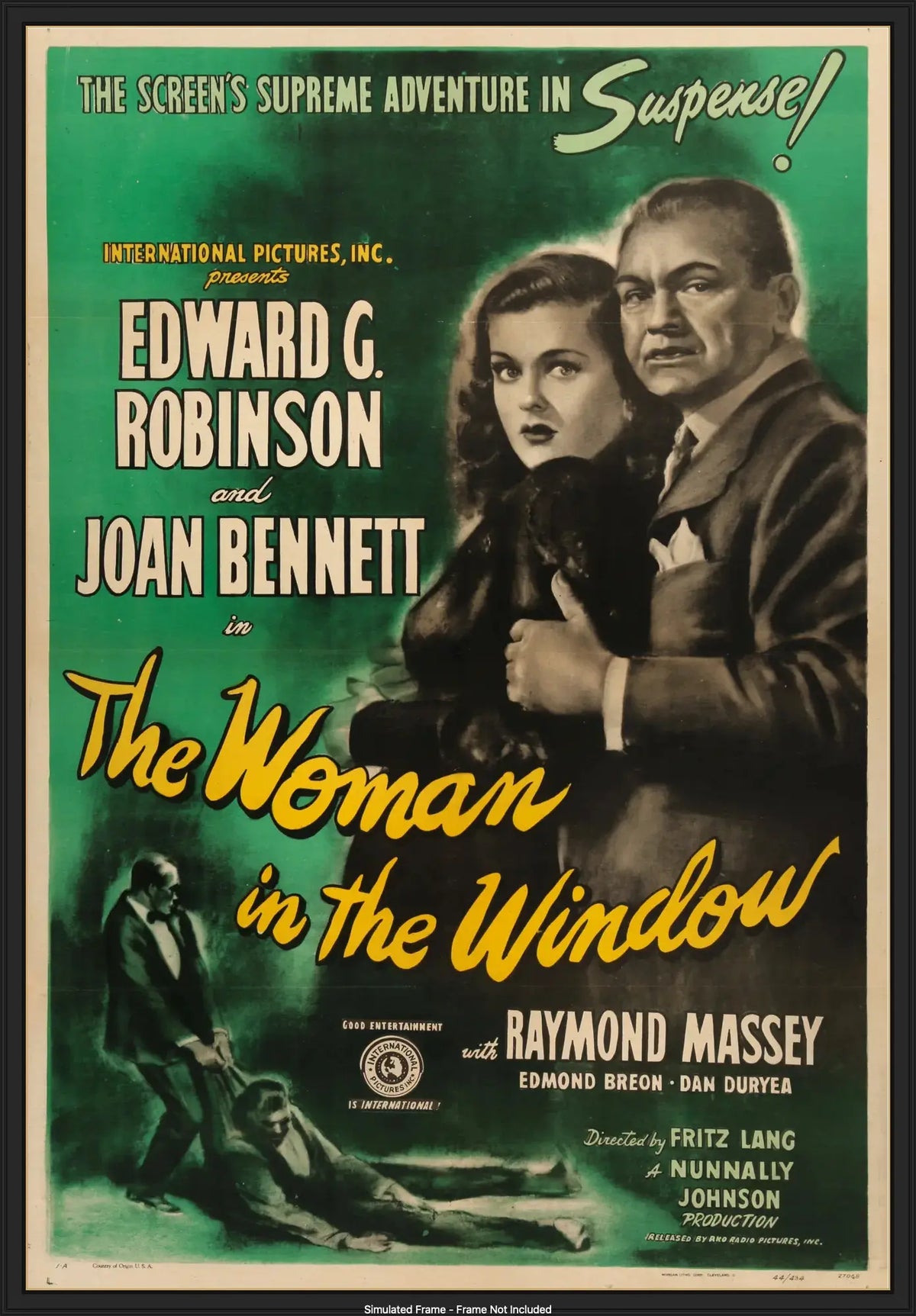 Woman in the Window (1944) original movie poster for sale at Originalfilmart