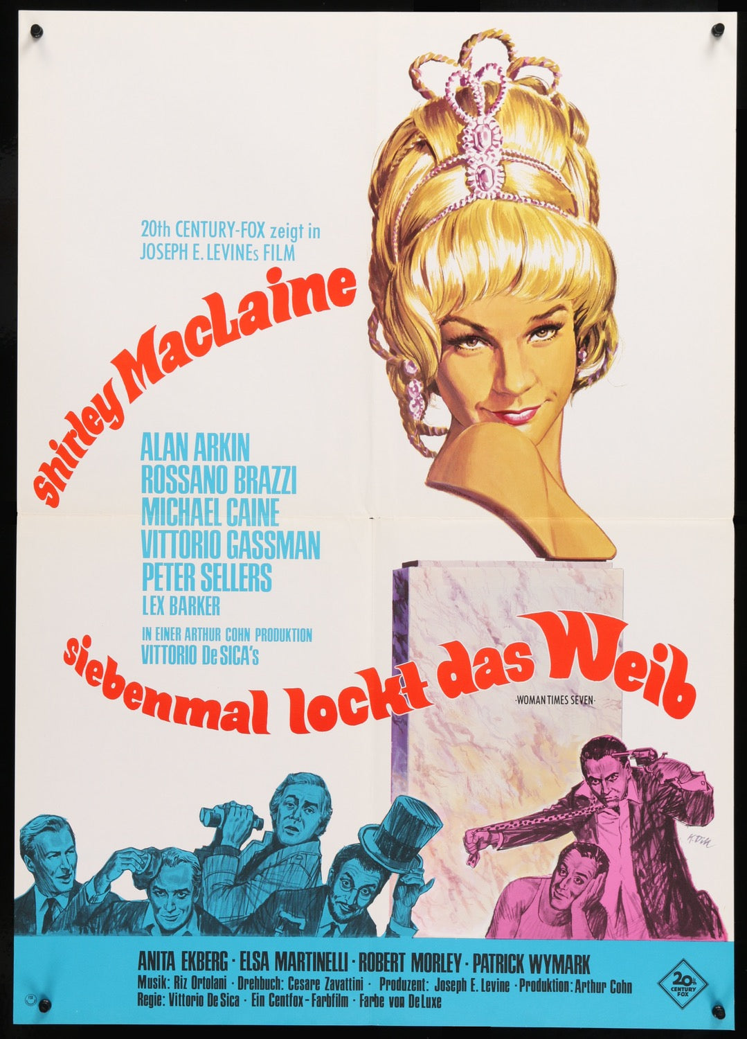 Woman Times Seven (1967) original movie poster for sale at Originalfilmart