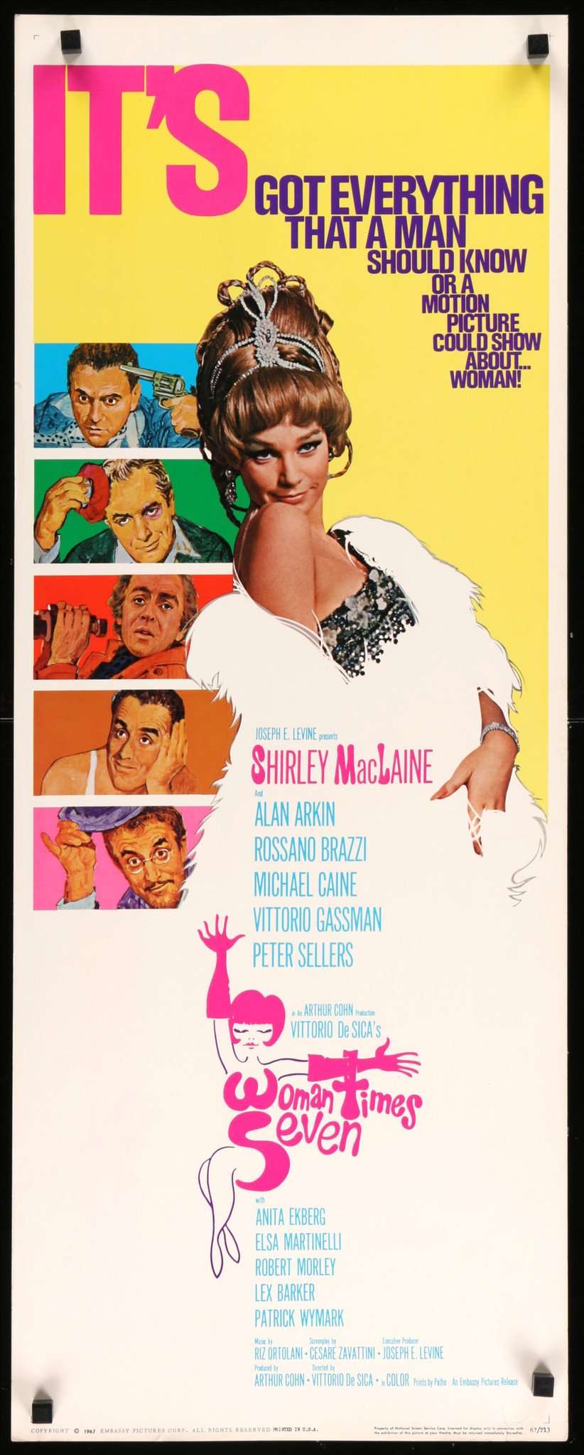 Woman Times Seven (1967) original movie poster for sale at Originalfilmart