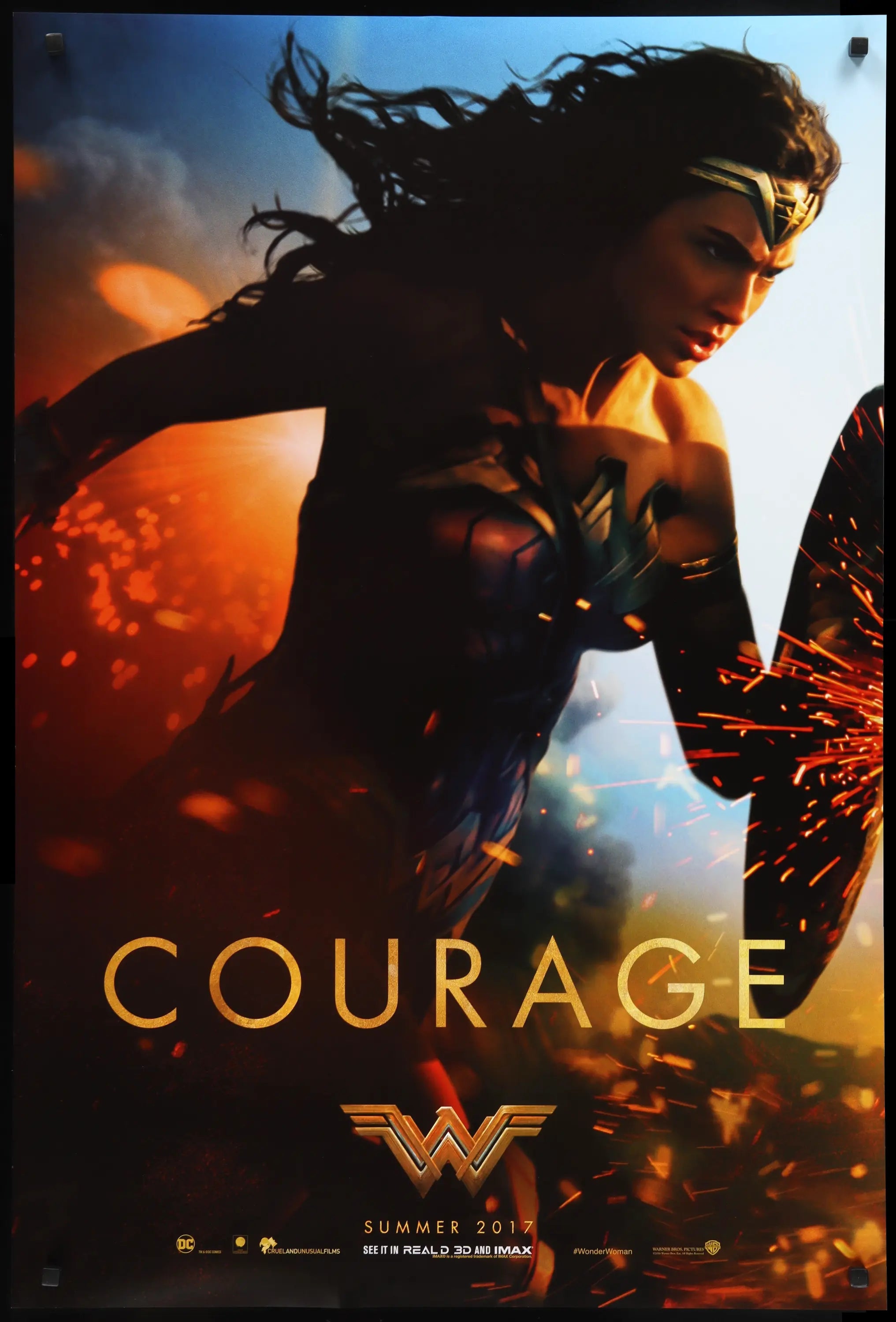 Wonder Woman (2017) original movie poster for sale at Originalfilmart
