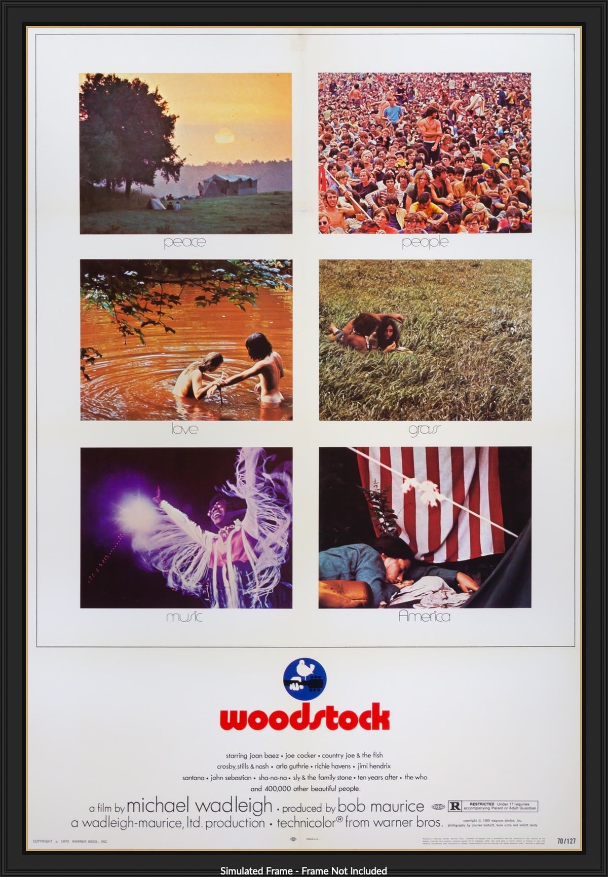 Woodstock (1970) original movie poster for sale at Originalfilmart