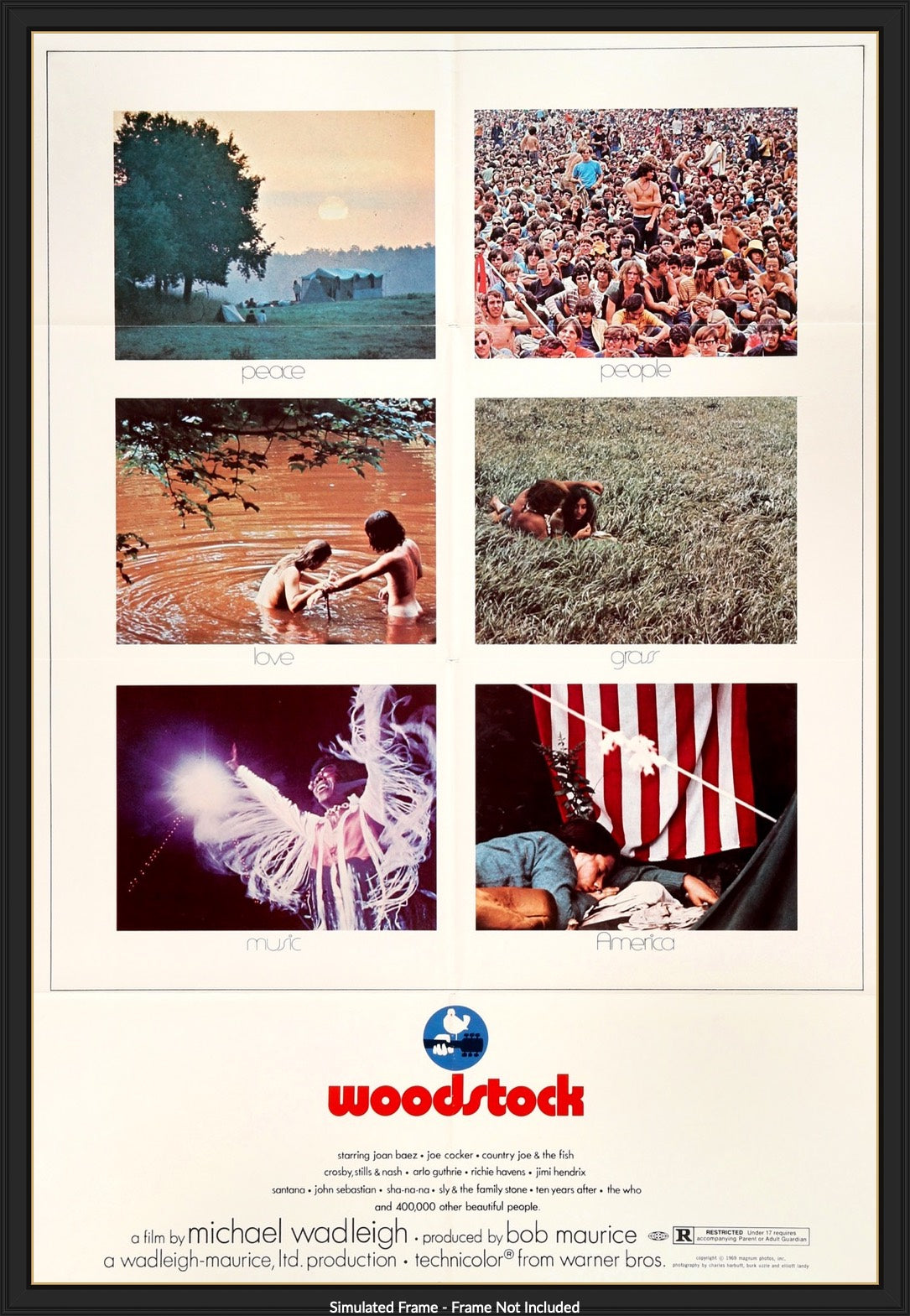 Woodstock (1970) original movie poster for sale at Originalfilmart