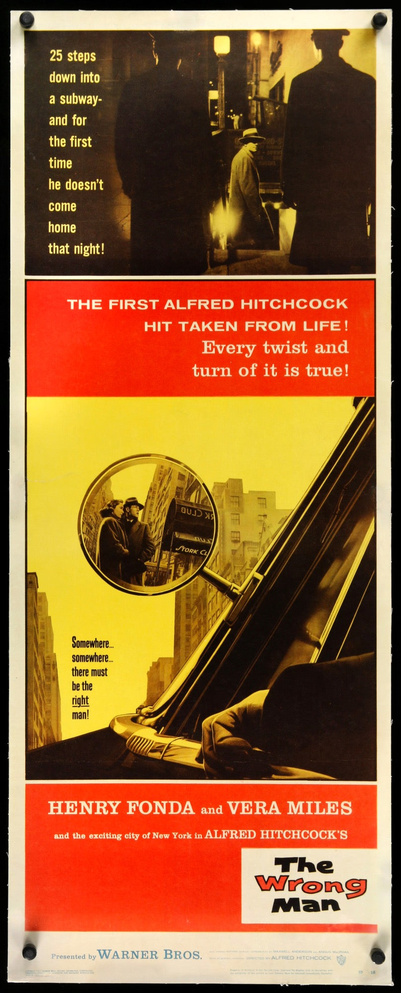 Wrong Man (1956) original movie poster for sale at Originalfilmart