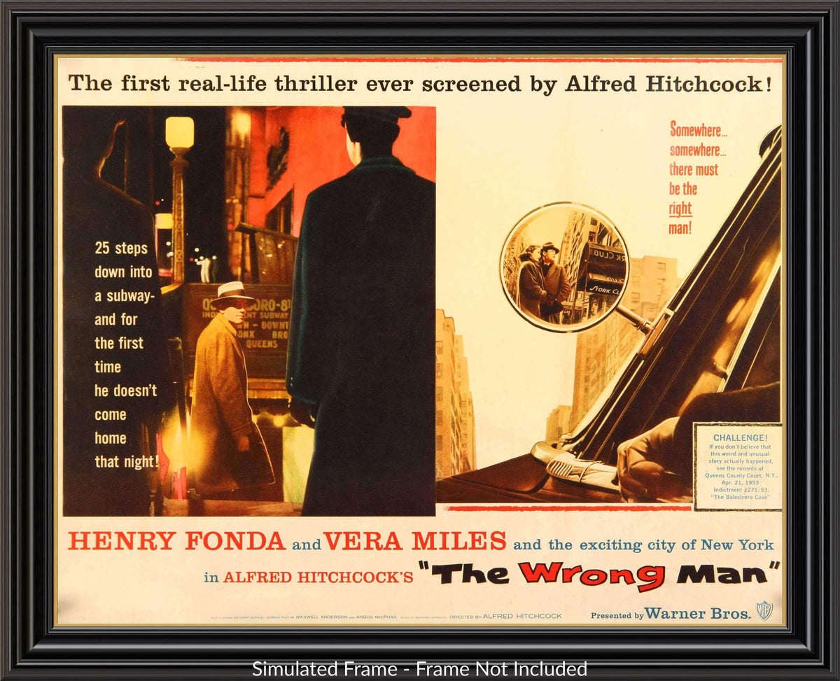 Wrong Man (1956) original movie poster for sale at Originalfilmart