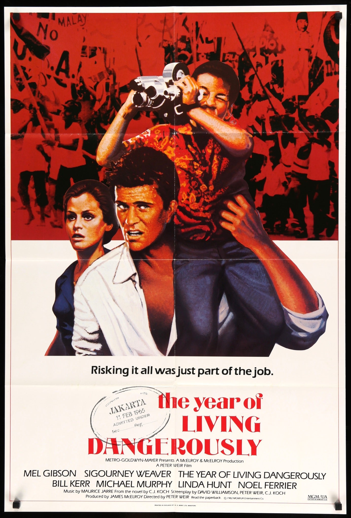 Year of Living Dangerously (1982) original movie poster for sale at Originalfilmart