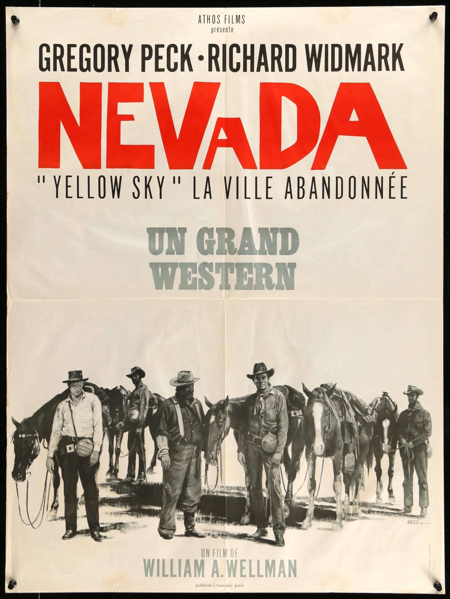 Yellow Sky (1948) original movie poster for sale at Originalfilmart