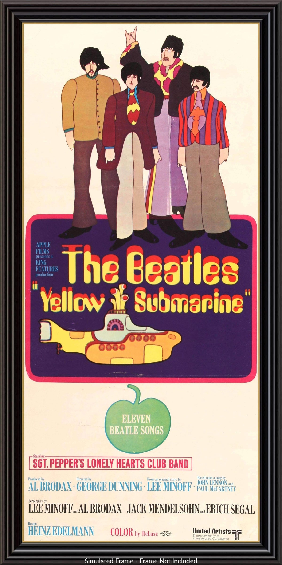 Yellow Submarine (1968) original movie poster for sale at Originalfilmart