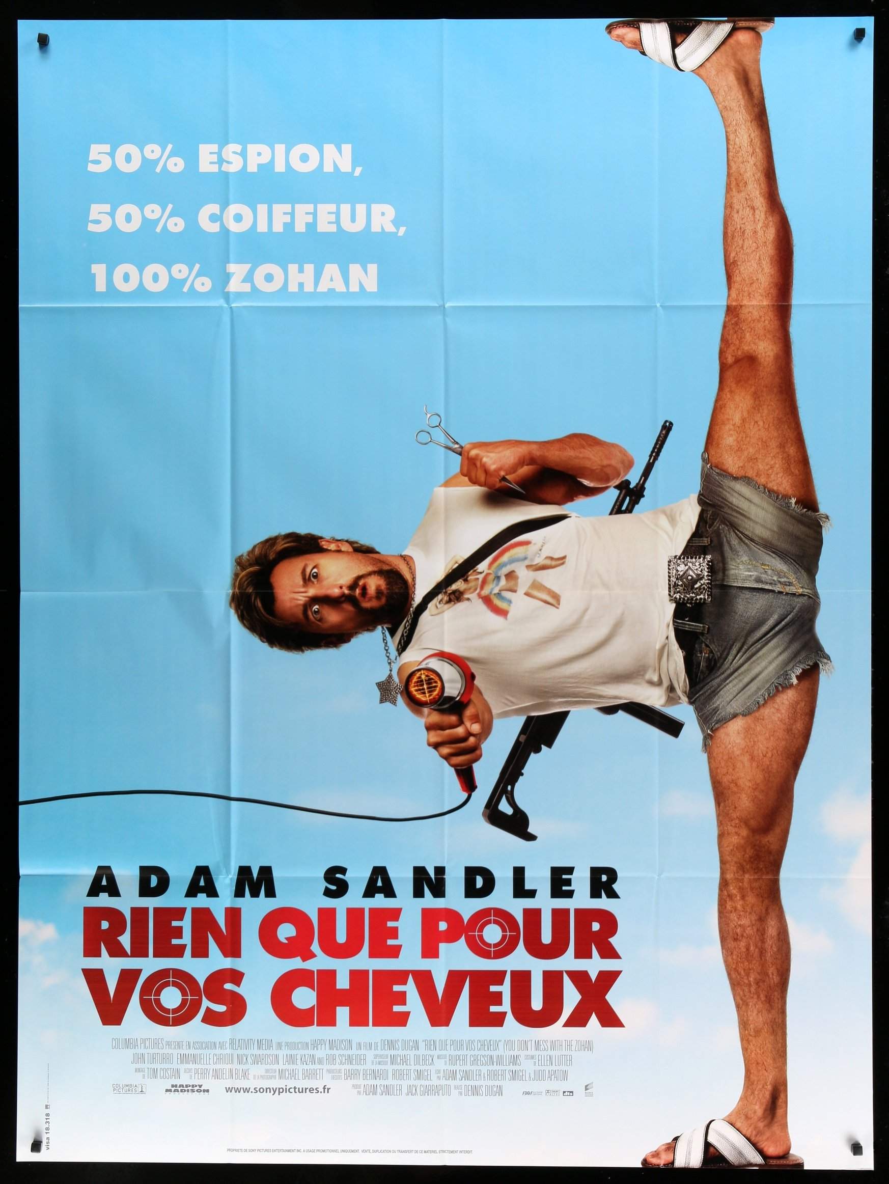 You Don't Mess With the Zohan (2008) original movie poster for sale at Originalfilmart
