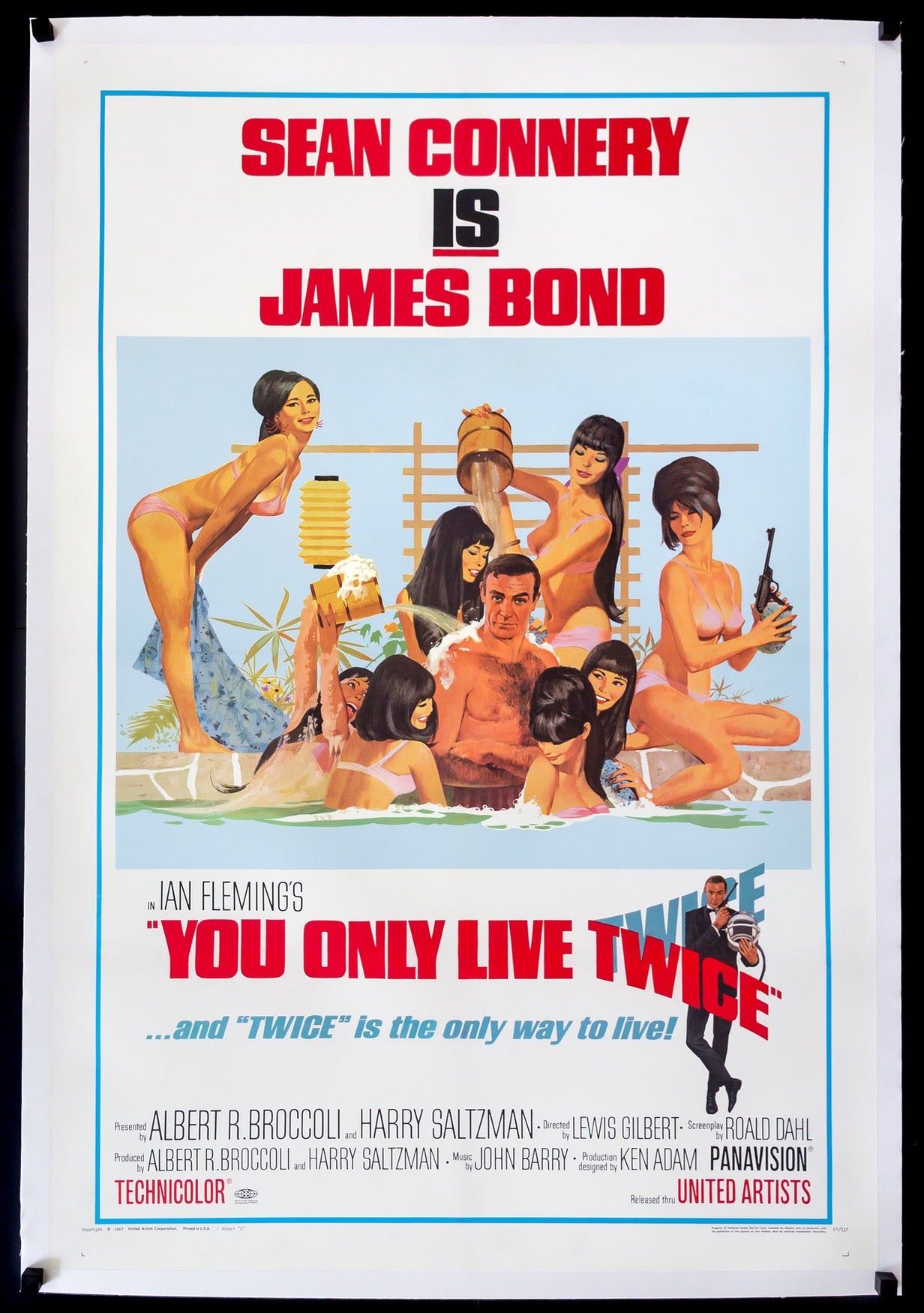 You Only Live Twice (1967) original movie poster for sale at Originalfilmart