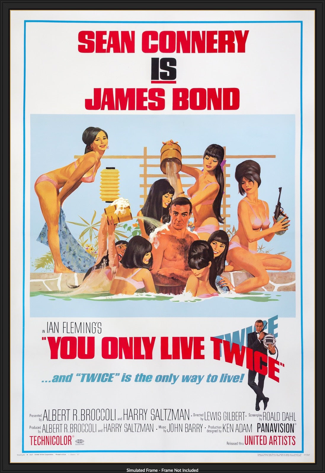 You Only Live Twice (1967) original movie poster for sale at Originalfilmart