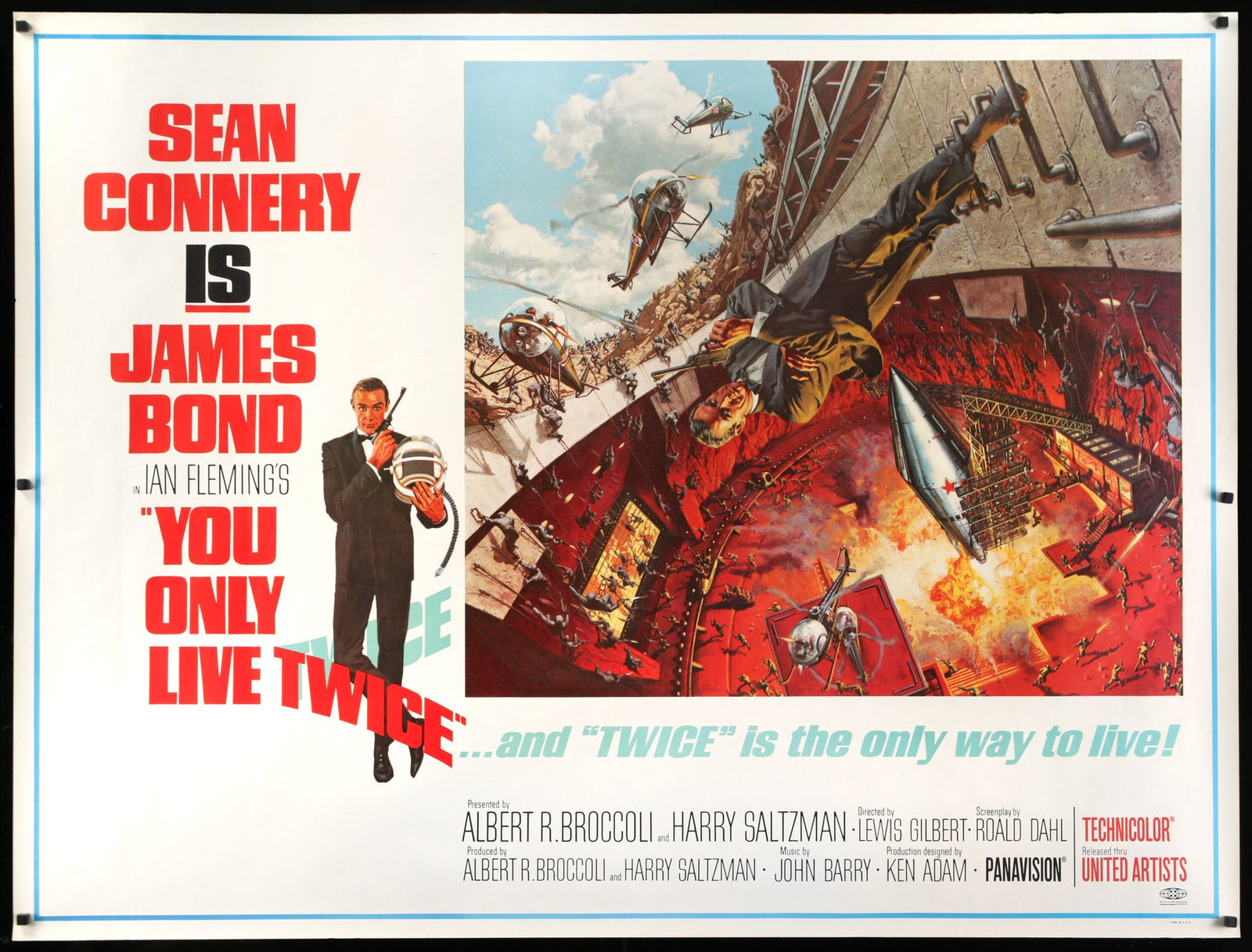 You Only Live Twice (1967) original movie poster for sale at Originalfilmart