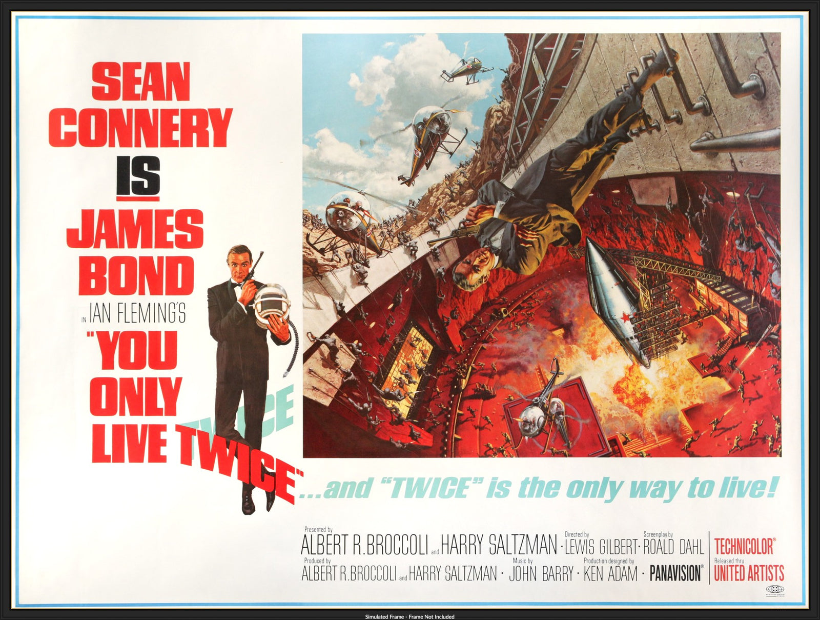 You Only Live Twice (1967) original movie poster for sale at Originalfilmart
