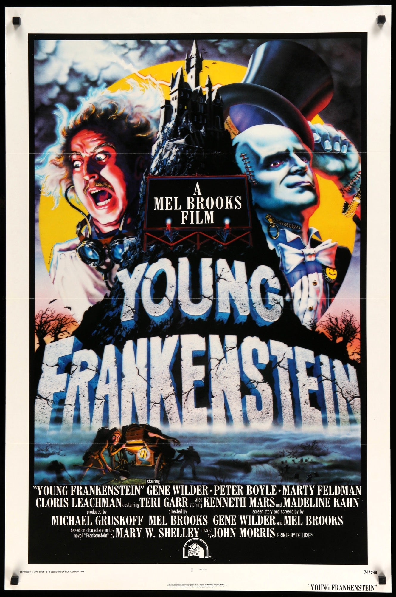 Young Frankenstein (1974) original movie poster for sale at Originalfilmart