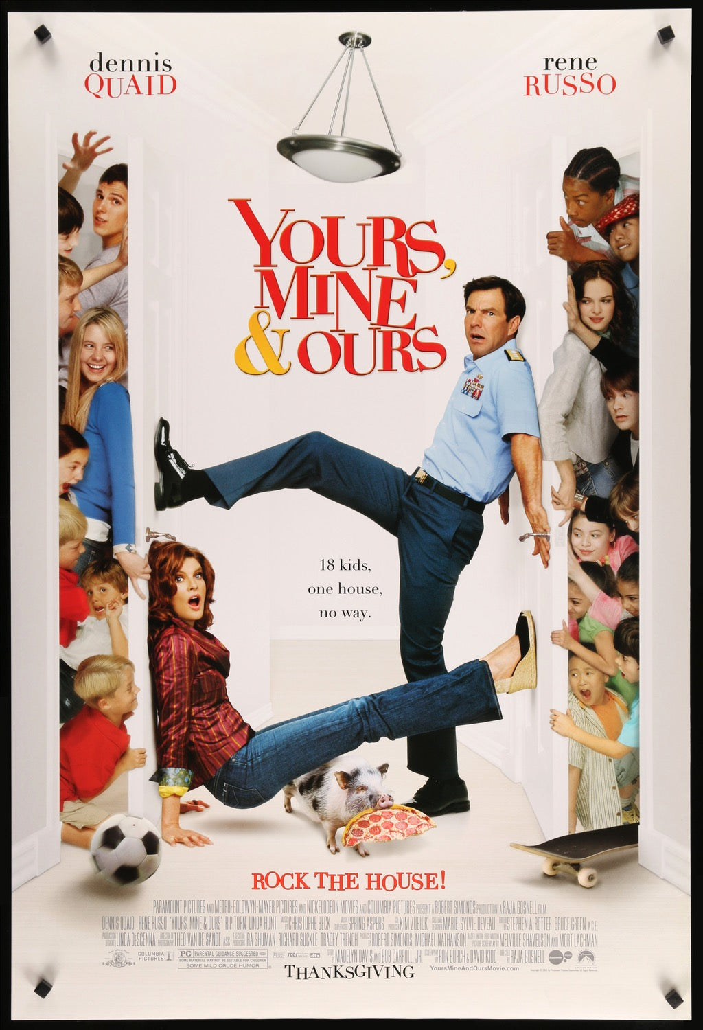 Yours, Mine and Ours (2005) original movie poster for sale at Originalfilmart